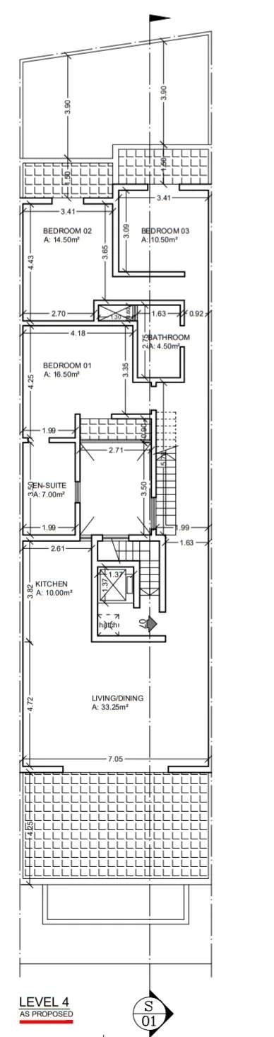 Attard fully finished 3 bedroom penthouse
