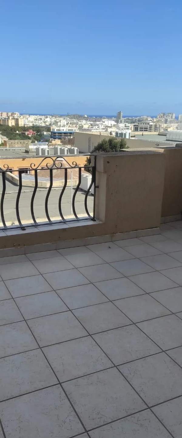 Swatar furnished 2 double bedroom penthouse with views