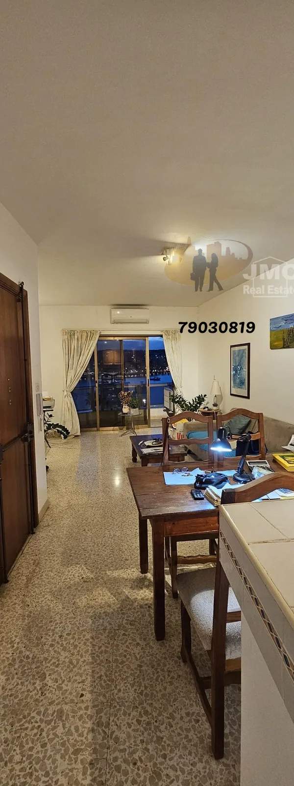 Sliema fully furnished corner 2 bedroom apartment with sea view