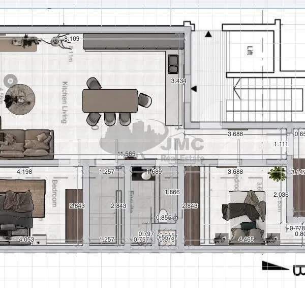 Birkirkara finished 3 double bedroom penthouse