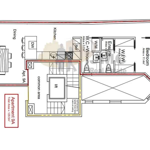 Gzira seafront 2 bedroom penthouse