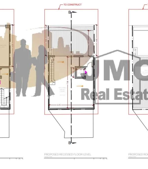 Mosta fully finished 4 bedroom duplex penthouse including airspace