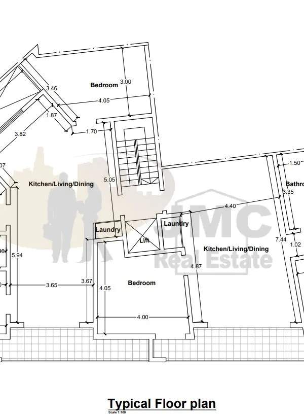 St.Julians fully finished 2-bedroom apartments