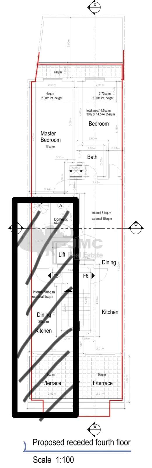 Fgura 2 bedroom penthouse