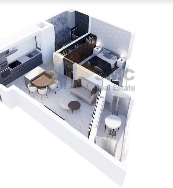 Qawra finished 1 bedroom apartment