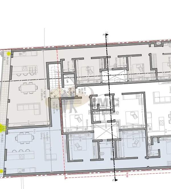 Fgura 2 and 3 bedroom apartments