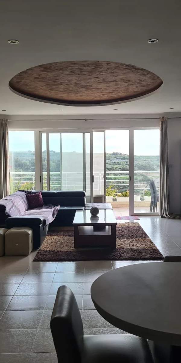 Bahrija furnished 3 double bedroom apartment