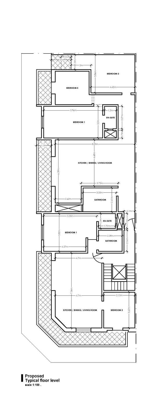 Attard finished 2-& 3-bedroom apartments with open wide views