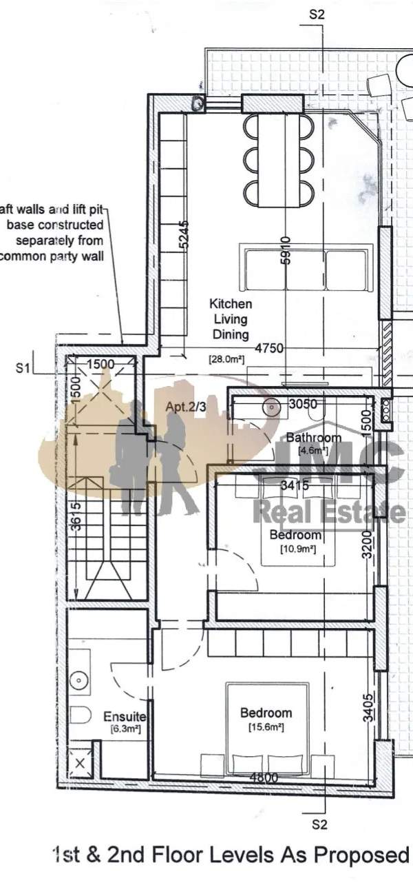 Rabat (Malta) highly finished 2 double bedroom apartment