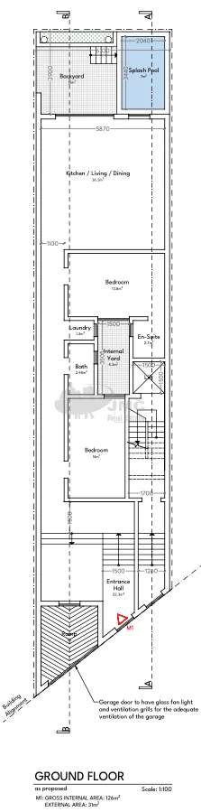 Gudja 2 bedroom maisonette with splash pool