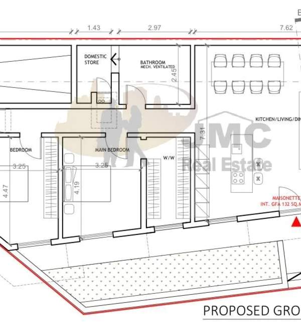 Zejtun 3 bedroom ground floor maisonette
