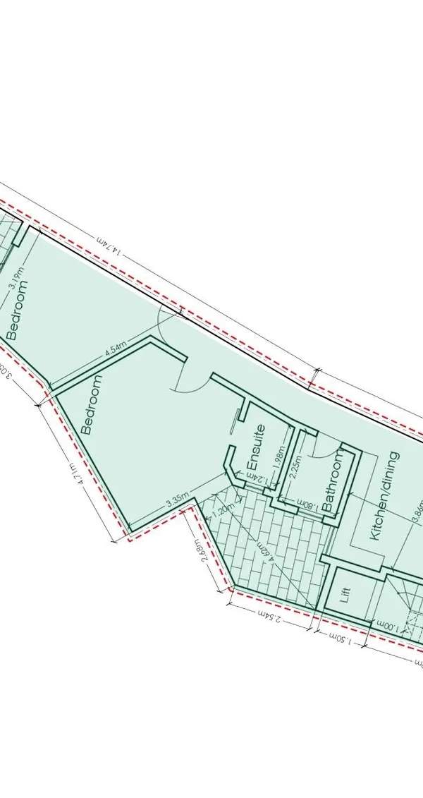 Pieta' finished 2 bedroom ground floor maisonette