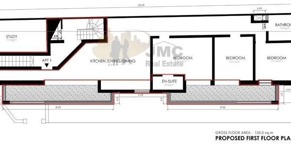 Zebbug (Malta) apartment with ODZ views