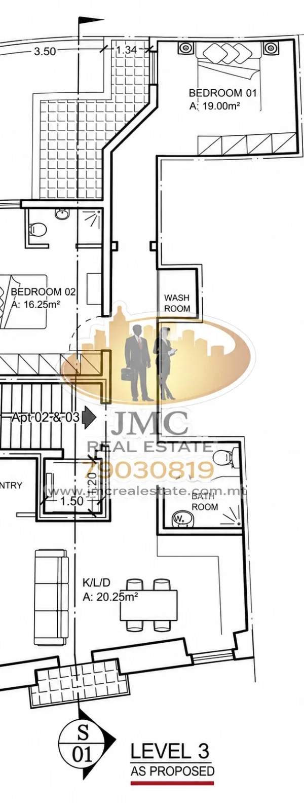 Qormi 2 double bedroom apartments