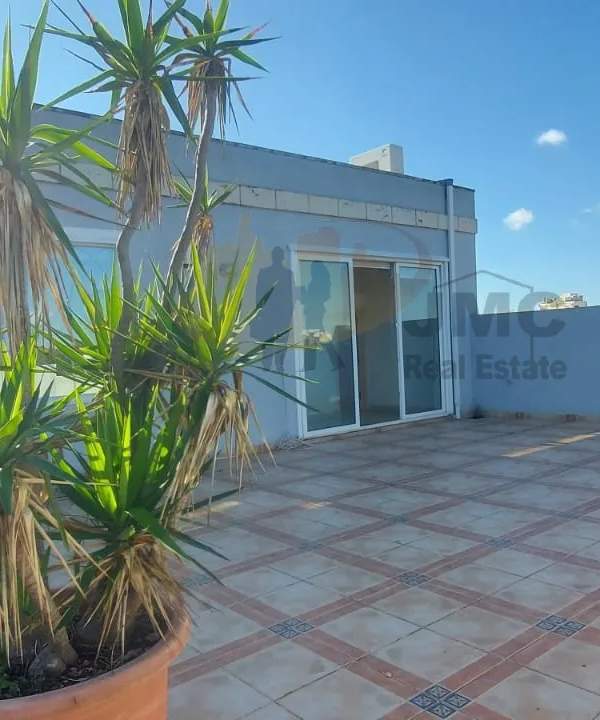 Zabbar large 3 bedroom penthouse overlooking a green area
