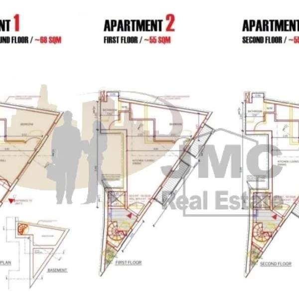 St.Julians highly finished 1-bedroom apartments