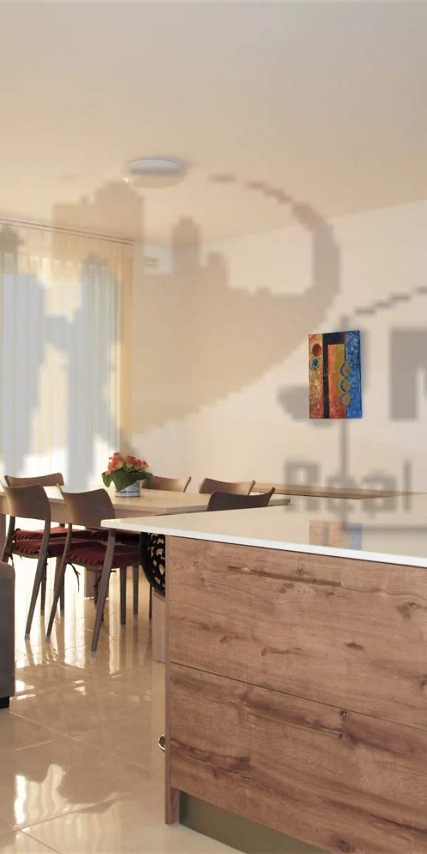Qawra highly finished & furnished 3 double bedroom apartment
