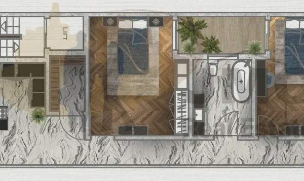 Mosta 3 double bedroom ground floor maisonette