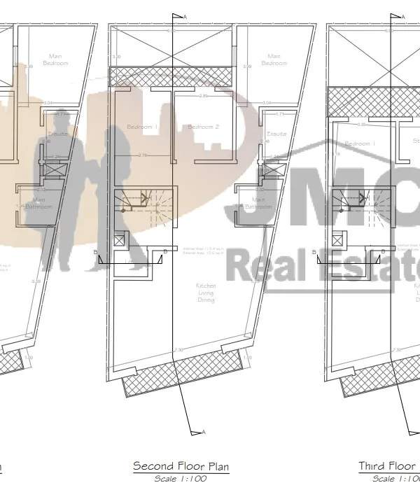 Swieqi finished 3 bedroom apartment
