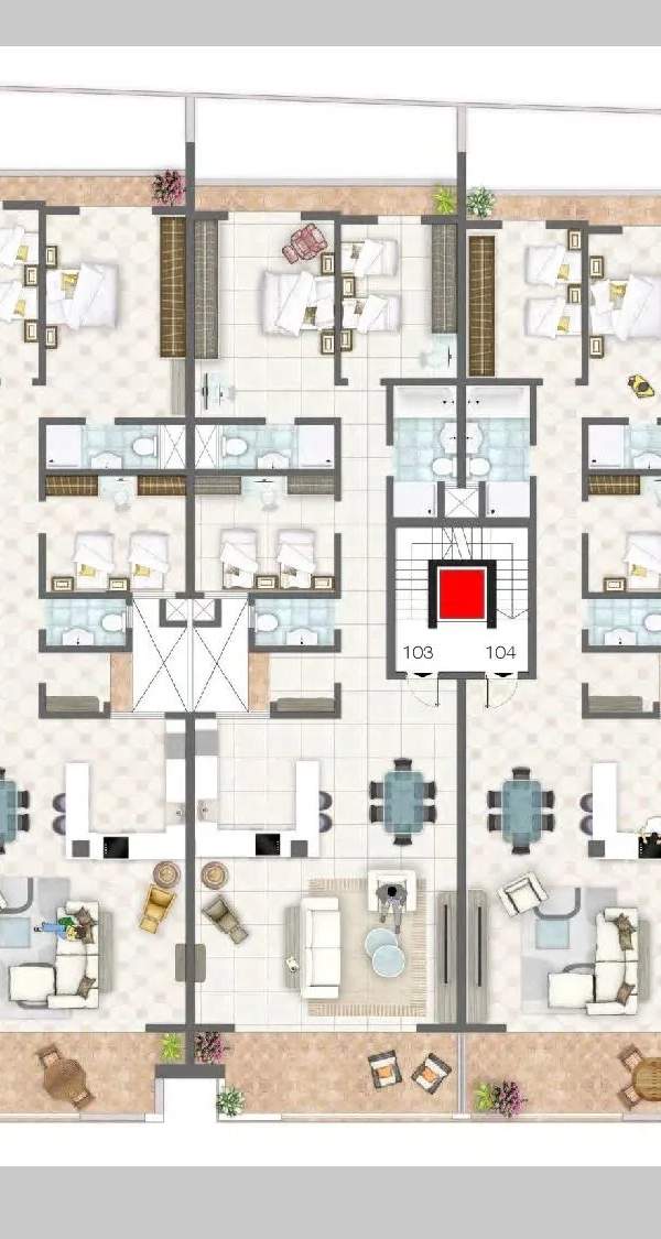 Mellieha fully& highly finished 3 double bedroom apartments