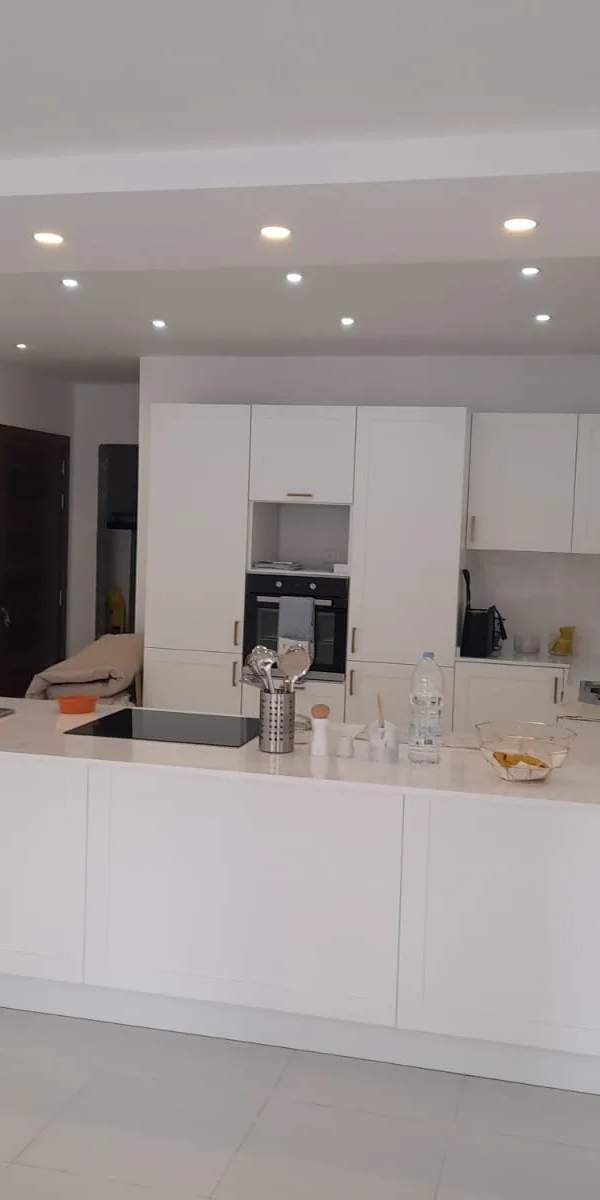 Luqa partly furnished 3 double bedroom apartment