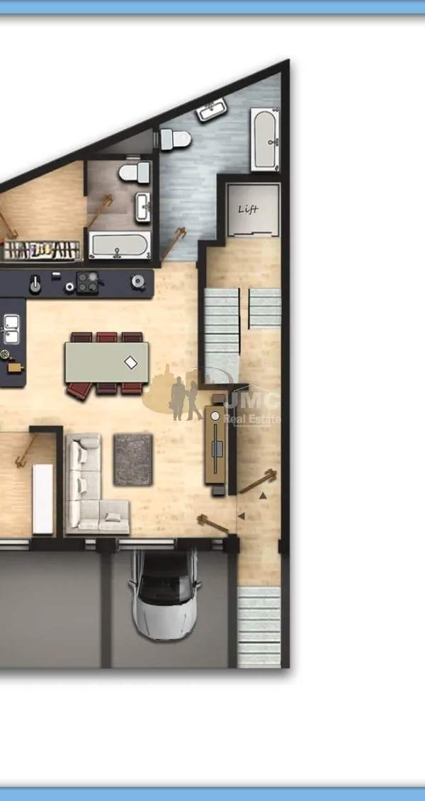 Fgura 2 bedroom ground floor maisonette