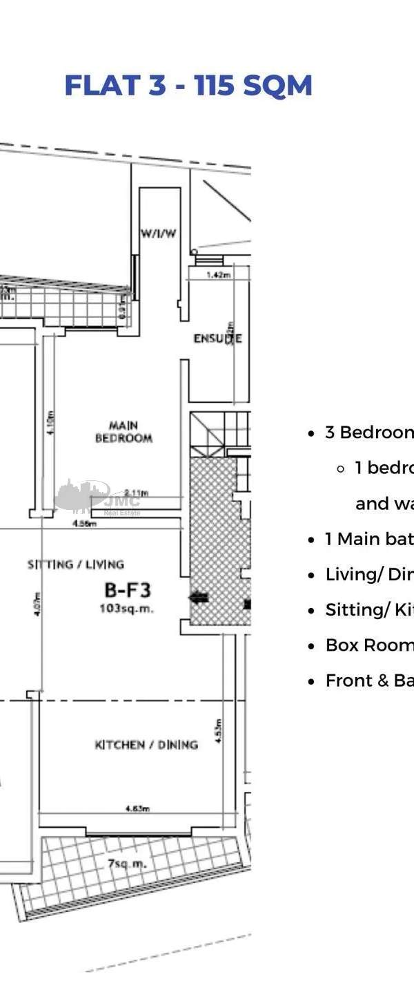 Mosta 3 bedroom apartments