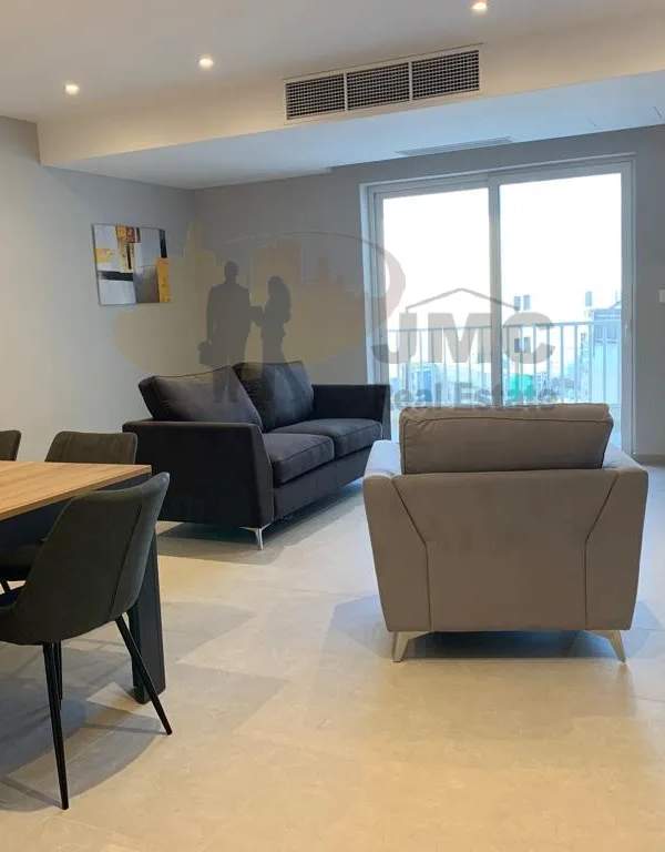 Sliema highly finished 3 double bedroom apartment with garage